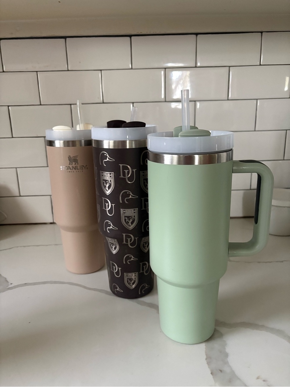 Stanley Tumbler Bundle with Handle and Straw